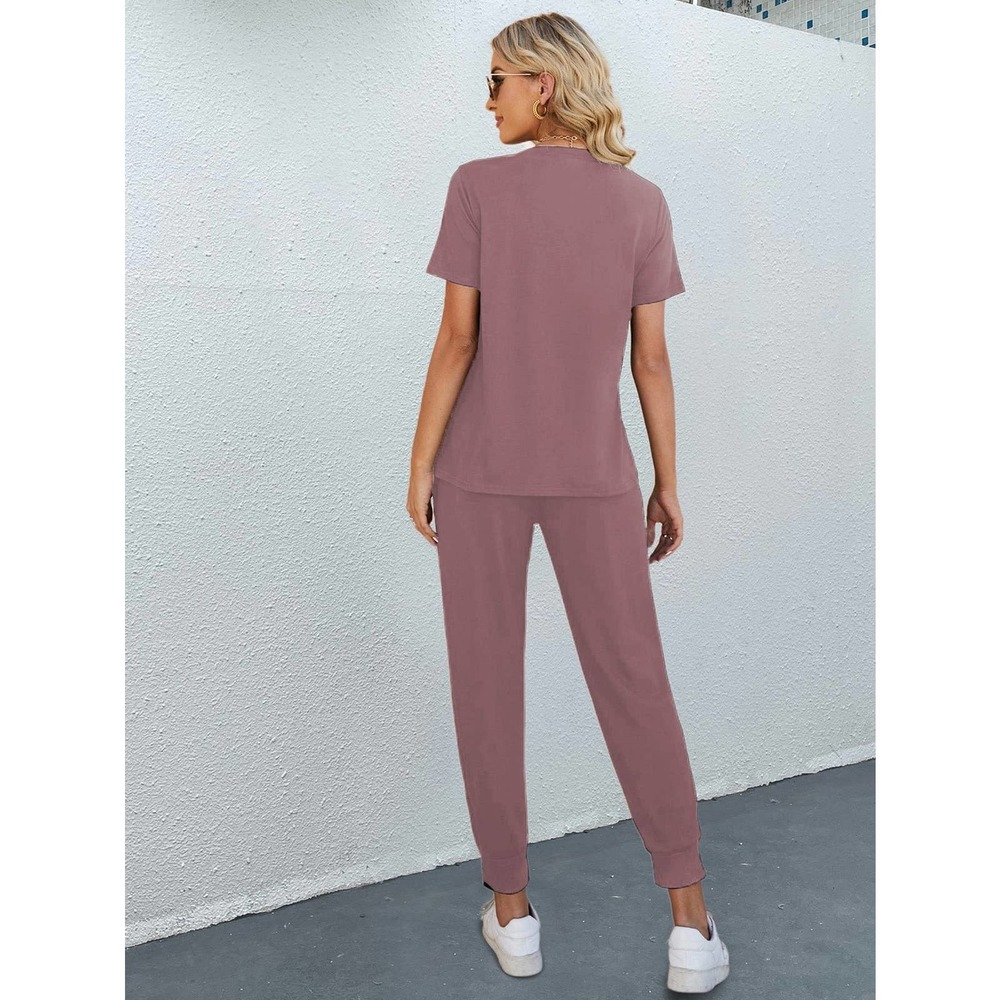 2 piece set: Round Neck Tee for & jogger Pants black - Picture 3 of 11